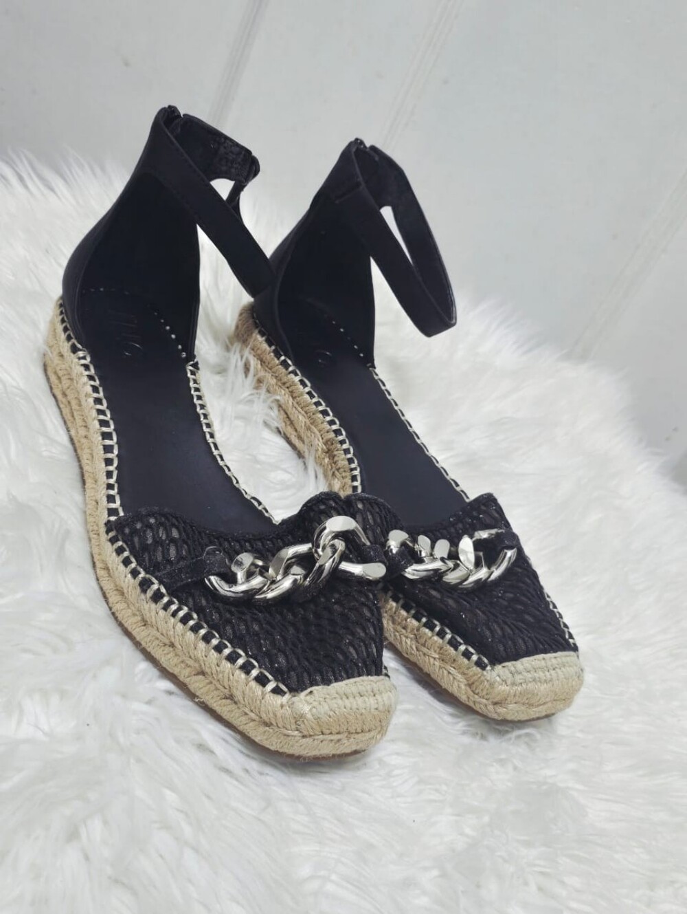 INC International Concepts Women's Kipria Chain Espadrille Flats 9M